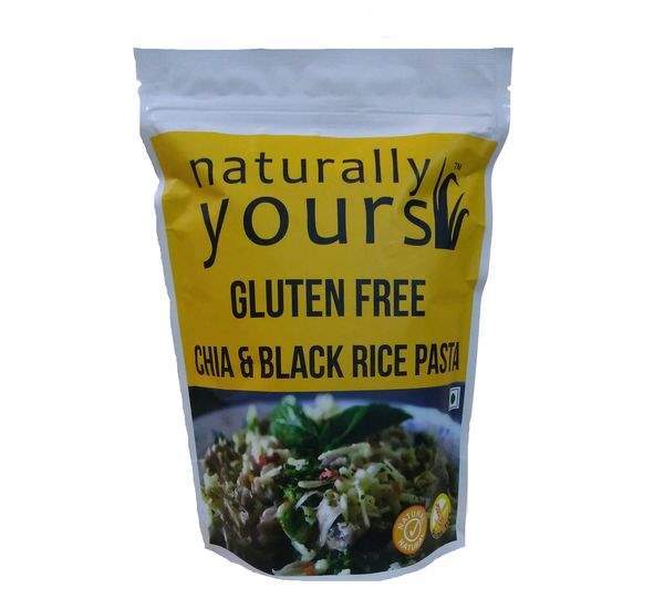 Naturally Yours Gluten free Chia and Black Rice Pasta - 200 GM