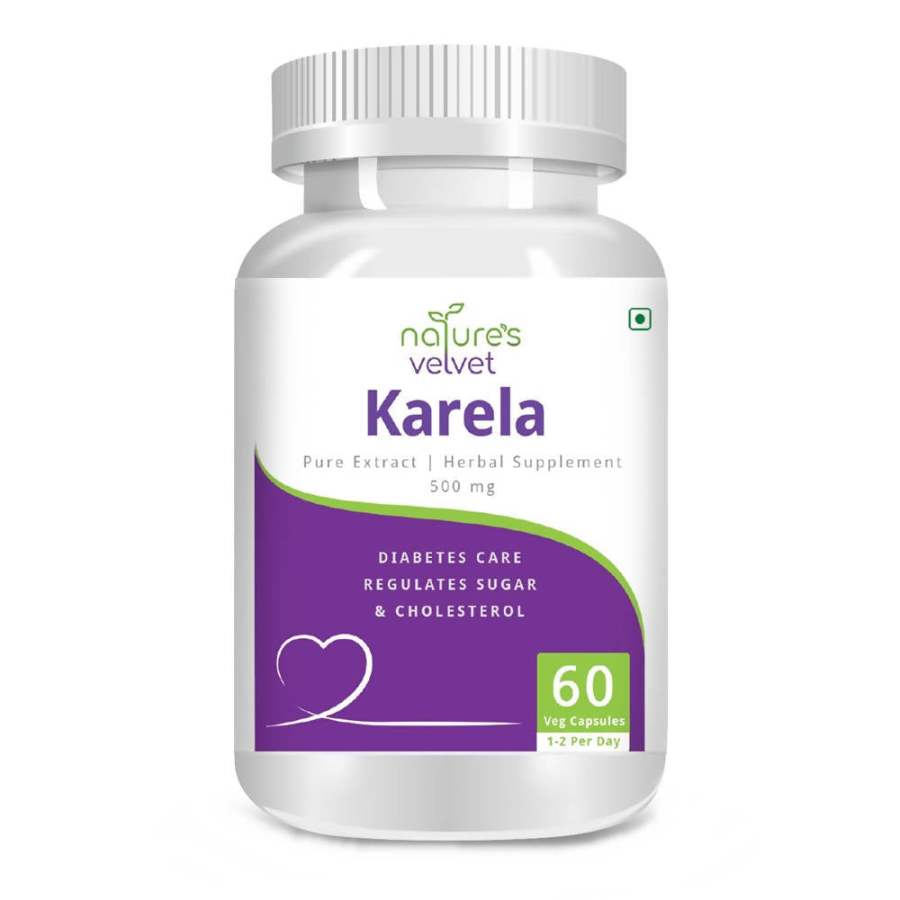 Natures Velvet Karela Capsules - 60 Capsules