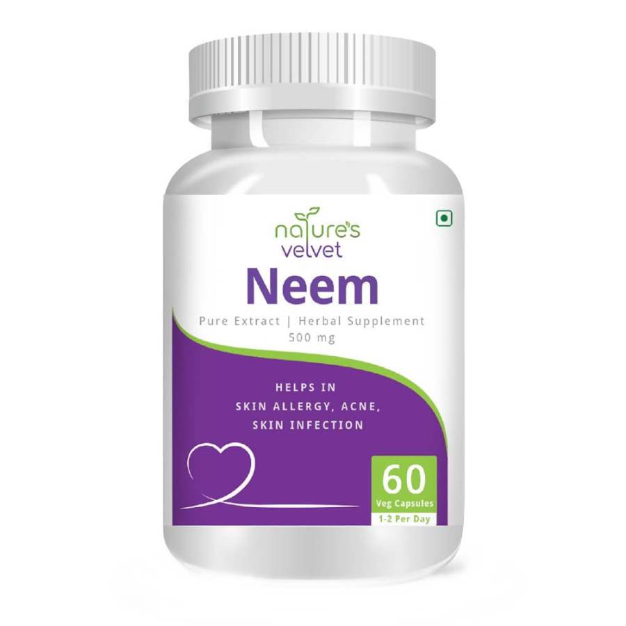 Natures Velvet Neem Capsules - 60 Capsules