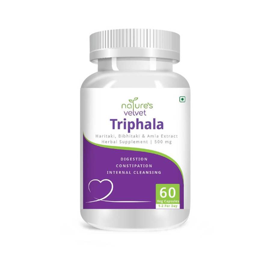 Natures Velvet Triphala Capsules - 60 Capsules