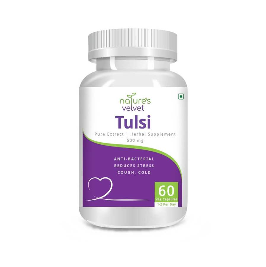 Natures Velvet Tulsi Capsules - 60 Capsules