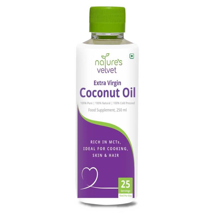 Natures Velvet Extra Virgin Coconut Oil - 250 ML