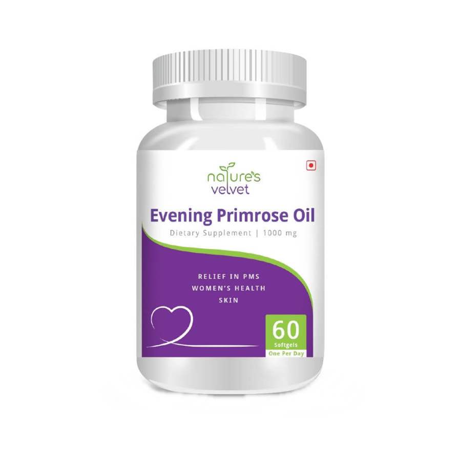 Natures Velvet Evening Primrose Oil Softgels - 60 Softgels