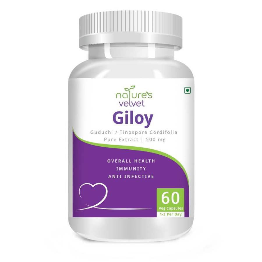 Natures Velvet Giloy Capsules - 60 Capsules