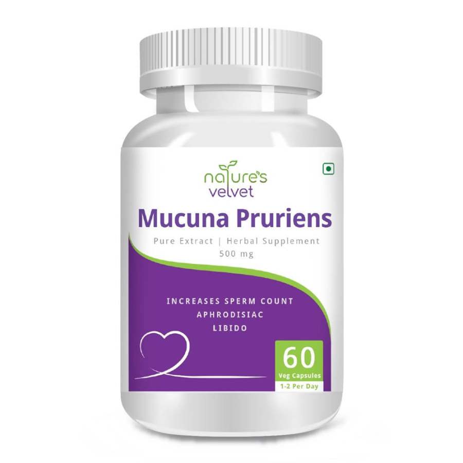 Natures Velvet Mucuna Pruriens Capsules - 60 Capsules