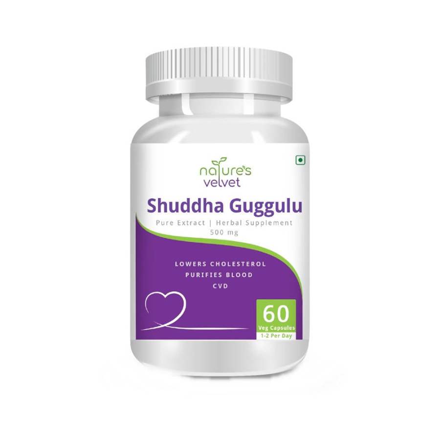 Natures Velvet Shuddha Guggulu Capsules - 60 Capsules