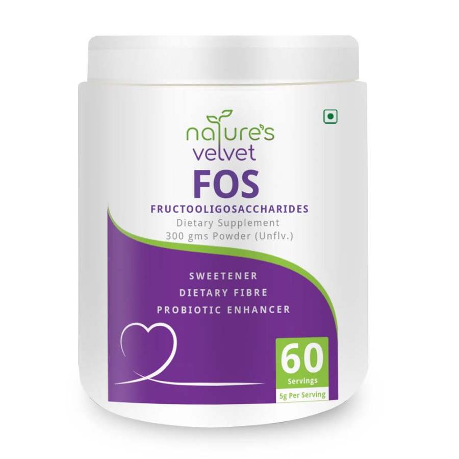 Natures Velvet FOS Fructooligosaccharides Powder - 300 gm