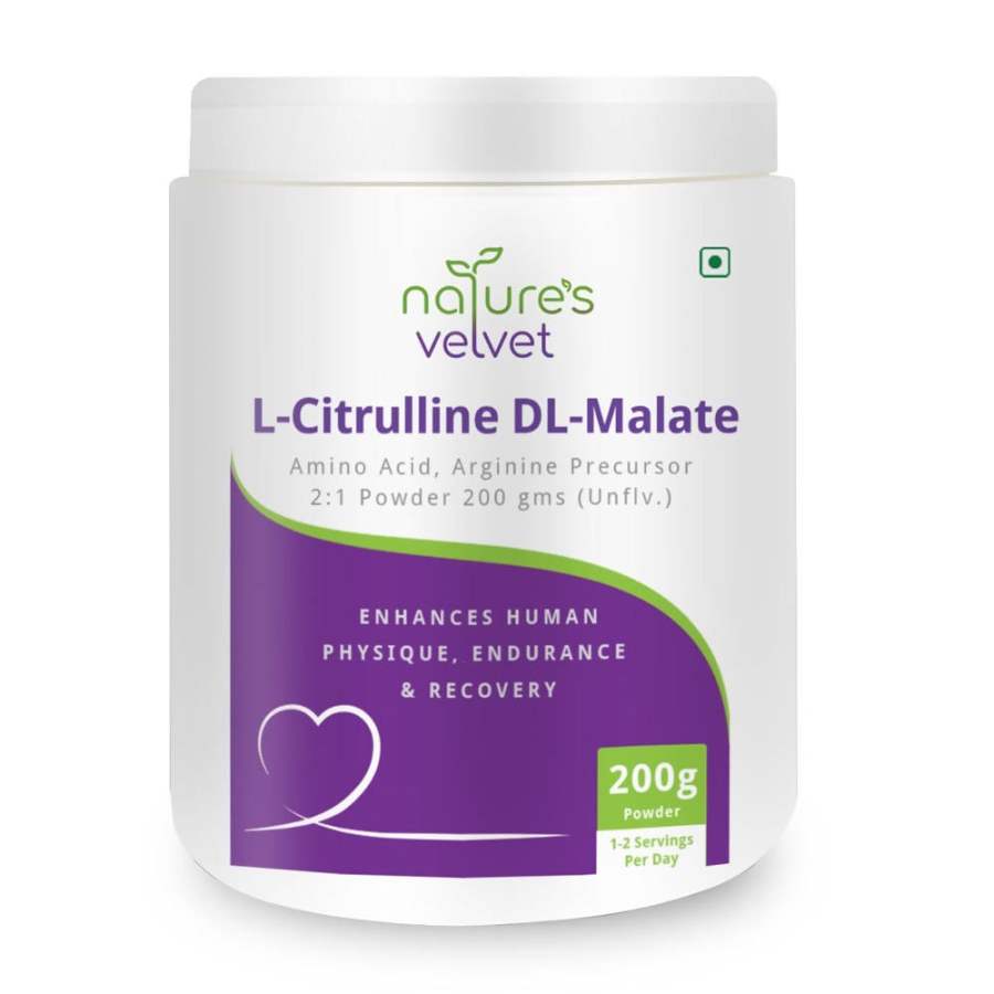 Natures Velvet L-Citrulline DL-Malate Powder - 200 GM