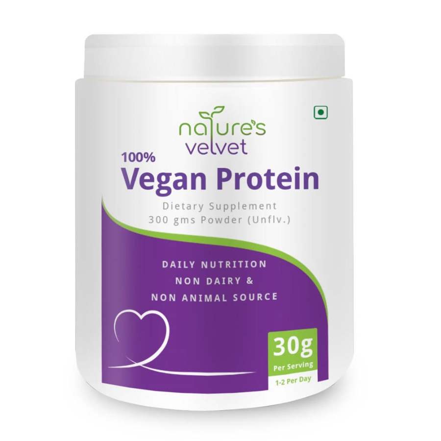 Natures Velvet Vegan Protein Powder - 300 gm