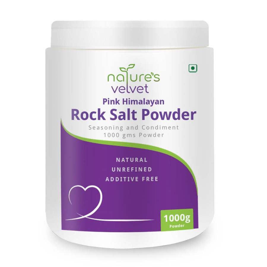 Natures Velvet Pink Rock Salt - 1000 gm