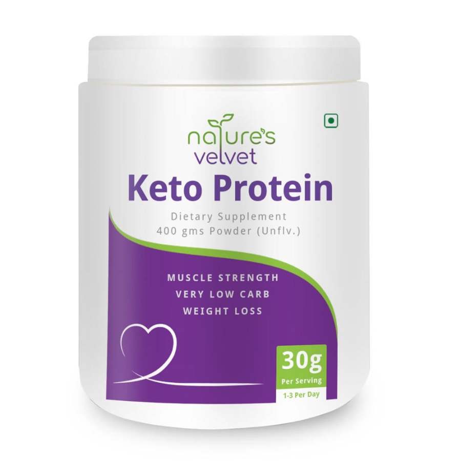 Natures Velvet Keto Protein Powder - 400 GM