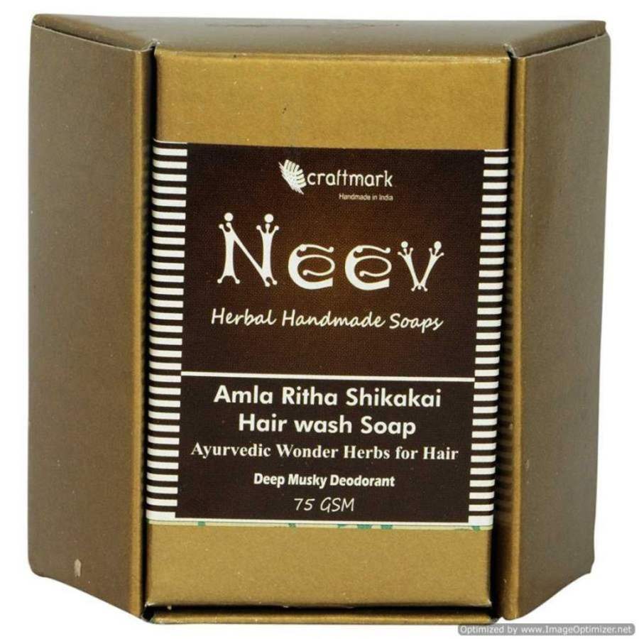 Neev Herbal Amla Ritha Shikakai Hair wash Wonder Herbs for Hair - 75 GM