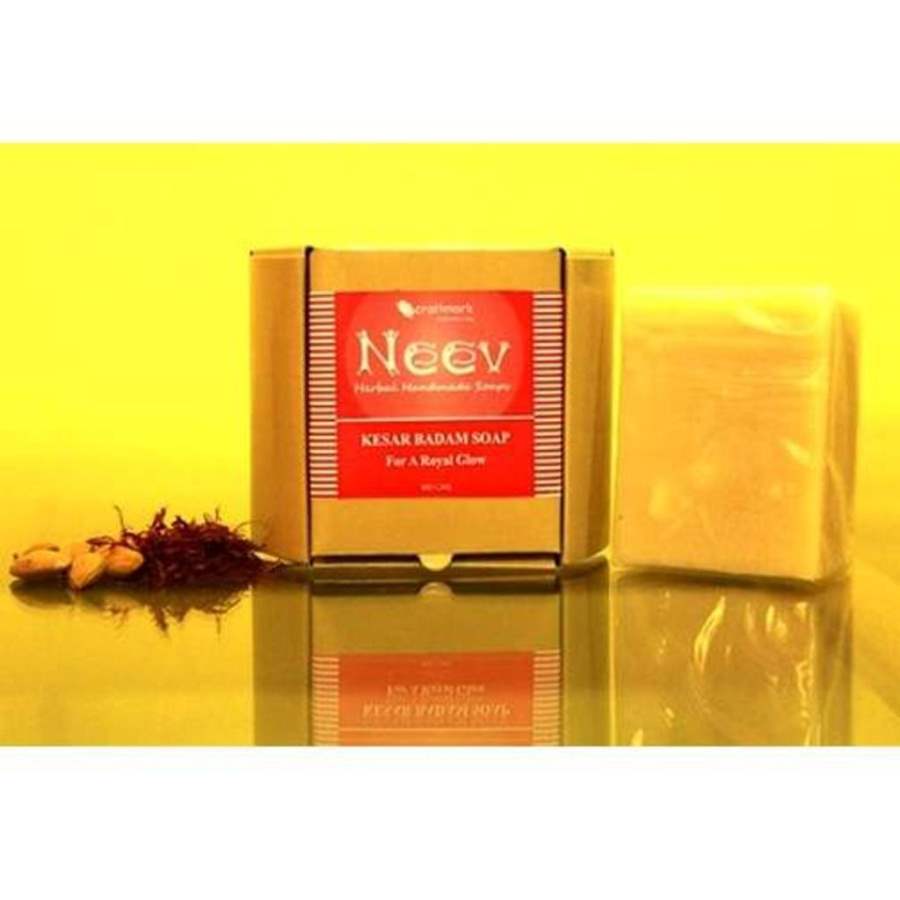 Neev Herbal Kesar Badam Soap For A Royal Glow - 25 GM