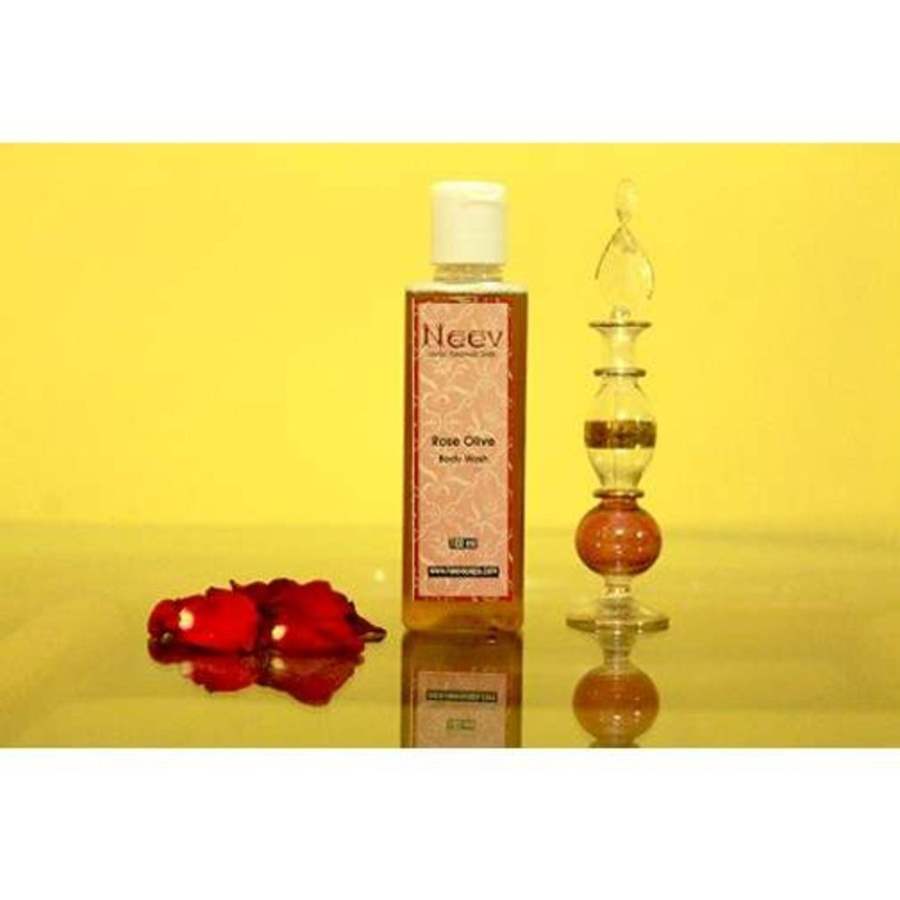 Neev Herbal Rose Olive Body Wash For Youthful and Glowing Skin - 30 ML