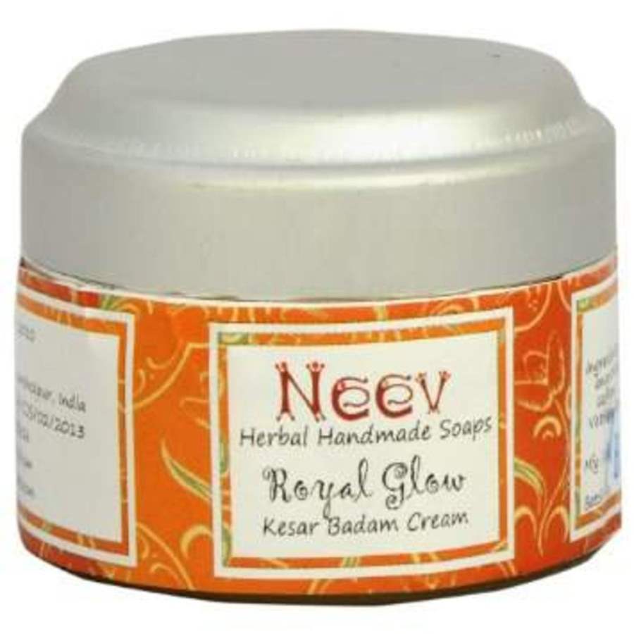 Neev Herbal Royal Glow Kesar Badam Cream - 15 GM