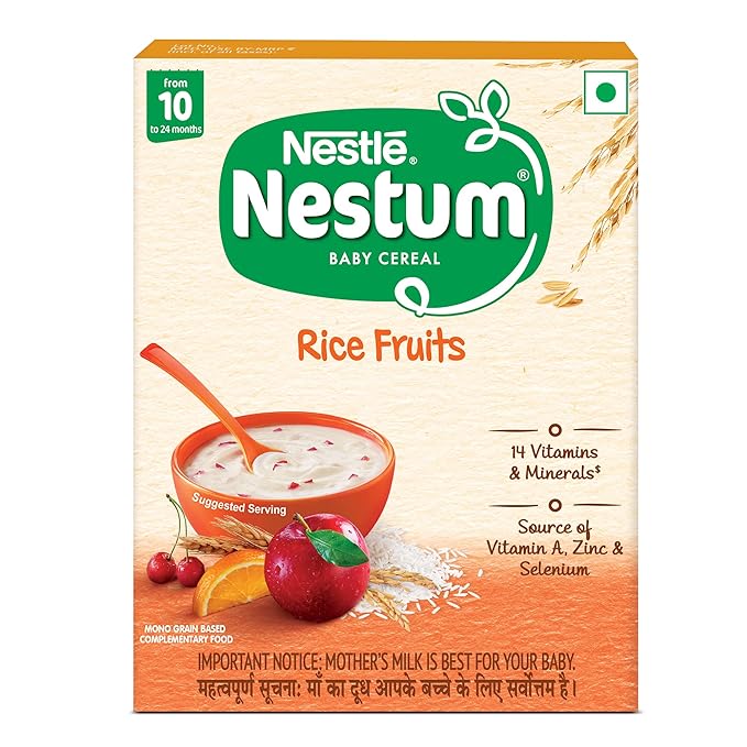 Nestle Nestum Baby Cereal Rice Fruits - 300 GM