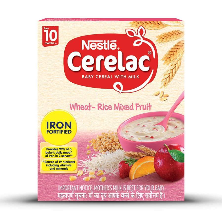 Nestle Cerelac Stage 3 Wheat Rice Mixed Fruits - 300 GM