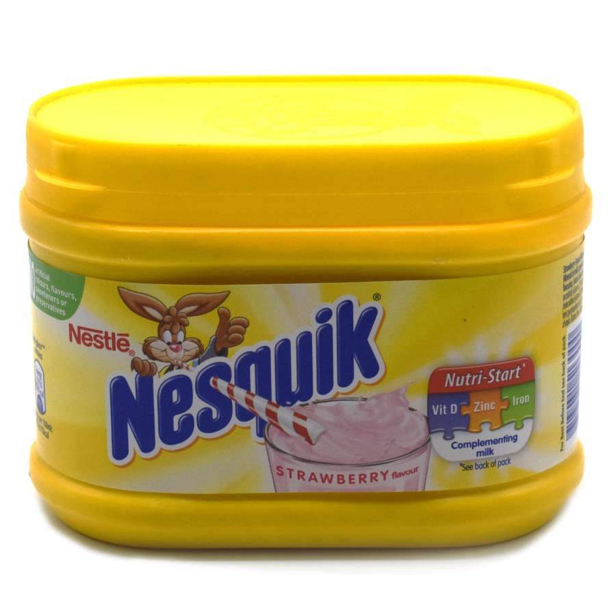 Nestle Nesquik Strawberry Milkshake Mix - 300 GM