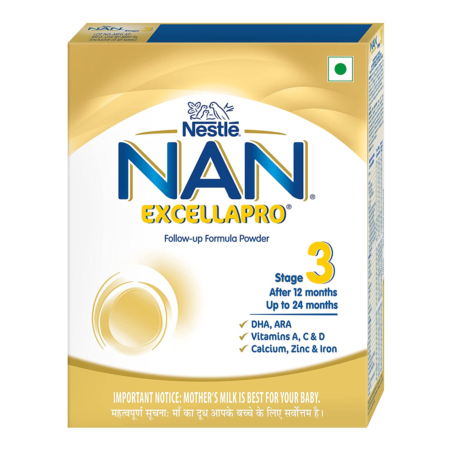 Nestle Nan PRO 3 Excella - 400 GM