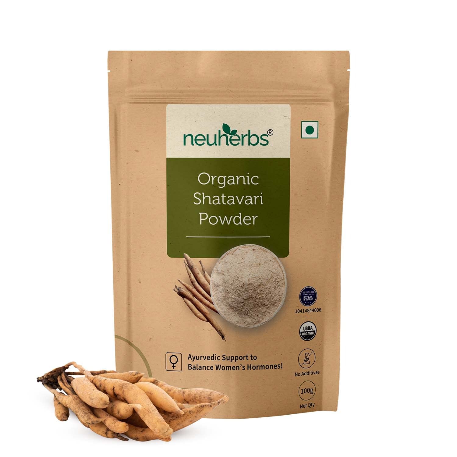 Neuherbs Organic Shatavari Powder - 100 GM