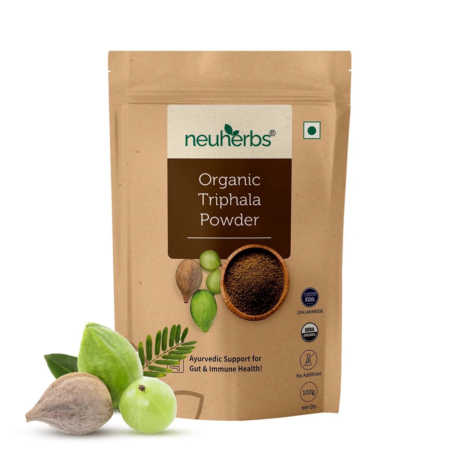 Neuherbs Organic Triphala Powder - 100 GM