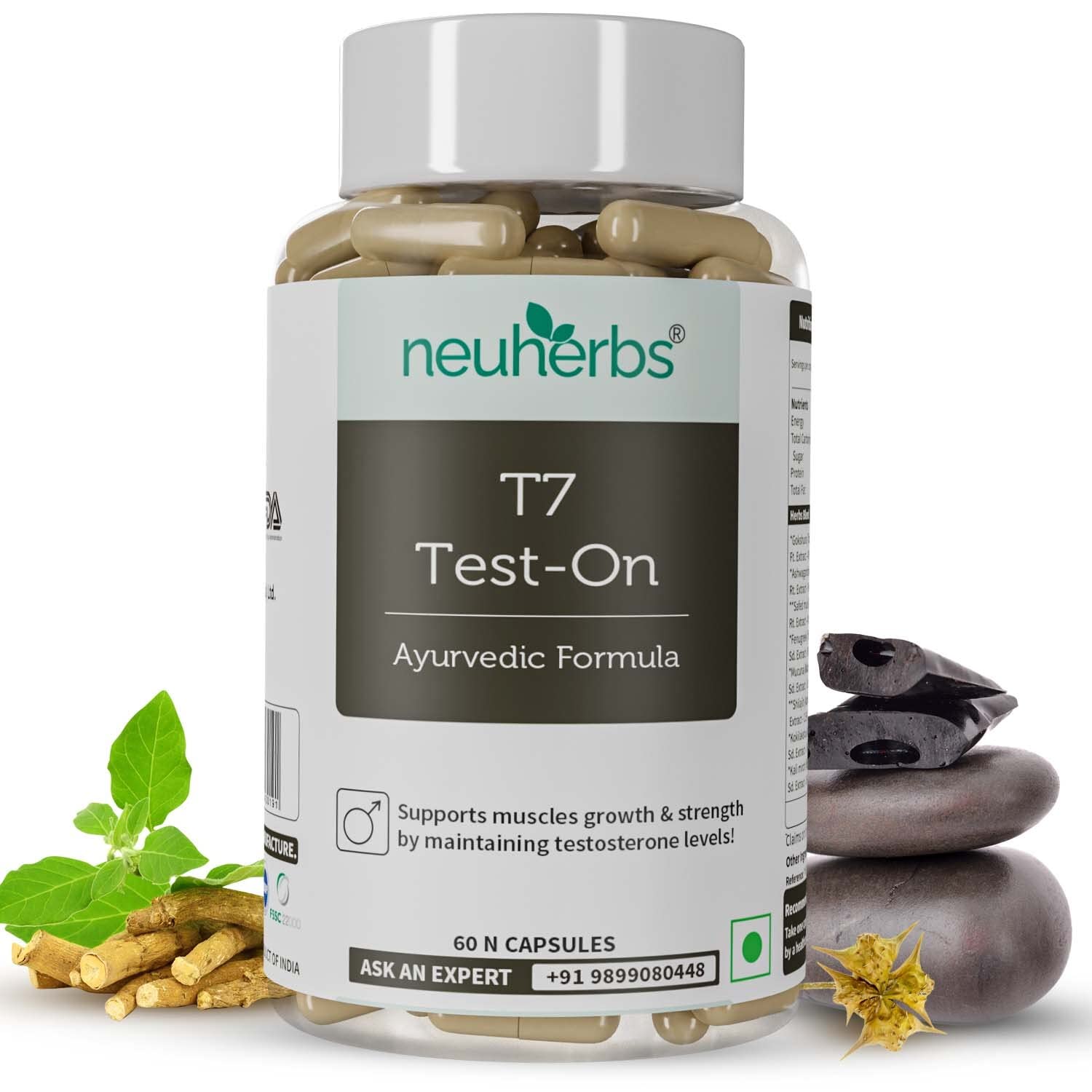 Neuherbs T7 Test On - 60 Capsules