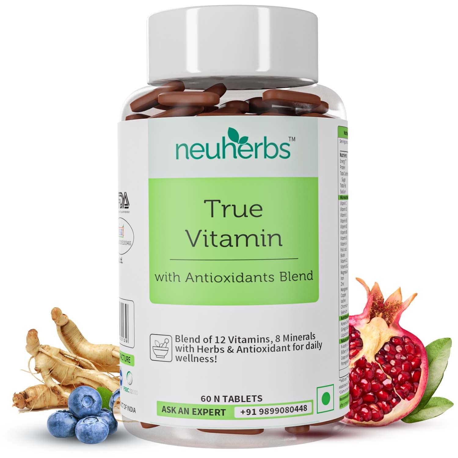 Neuherbs True vitamin - 60 tabs