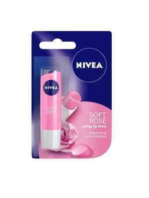 Nivea Soft Rose Caring Lip Balm - 4.8 g