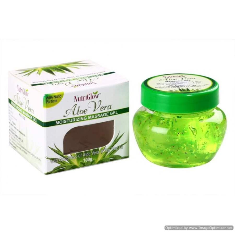 NutriGlow Aloevera Moisturising Massage Gel - 100 GM