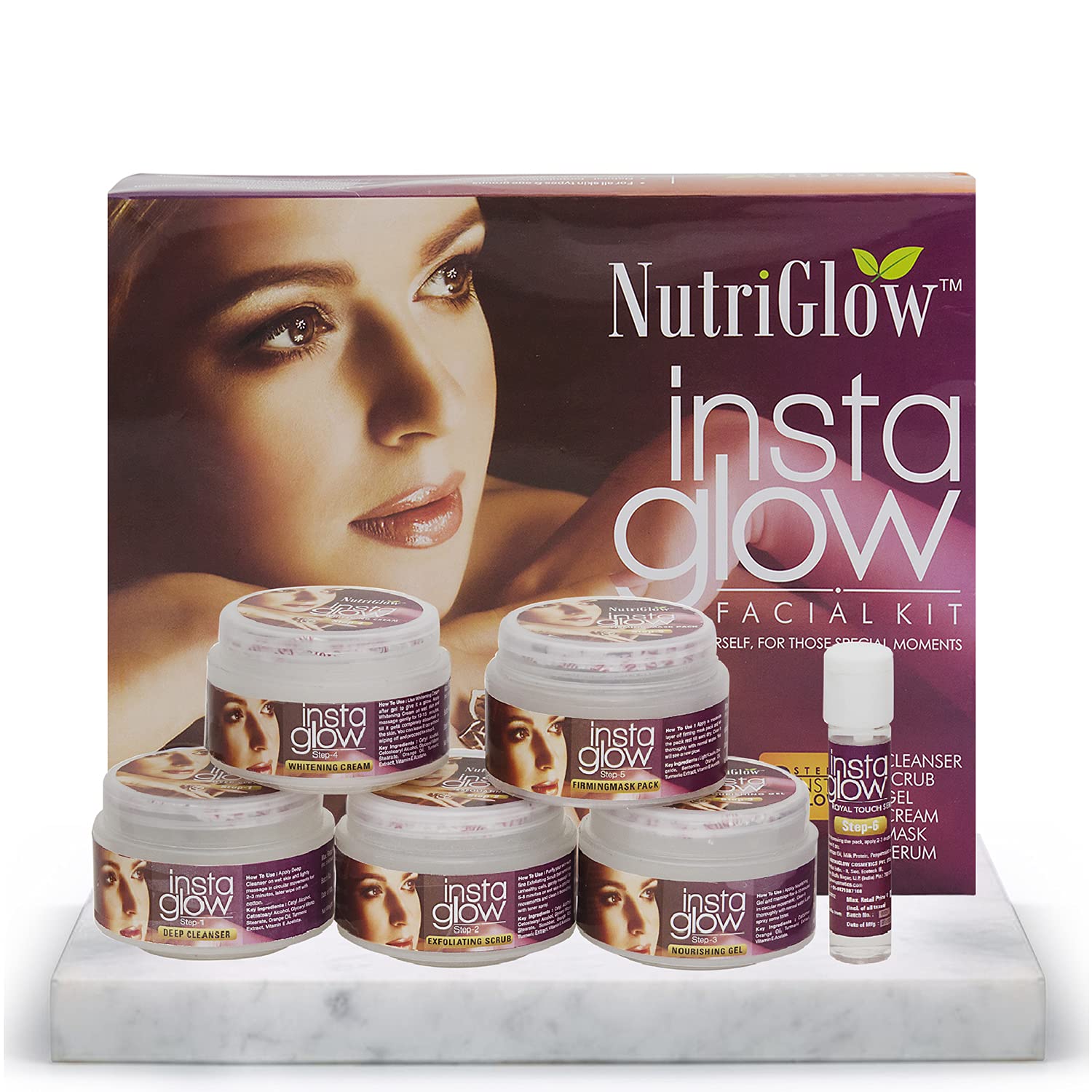 NutriGlow Insta Glow Facial Kit - 250 gm