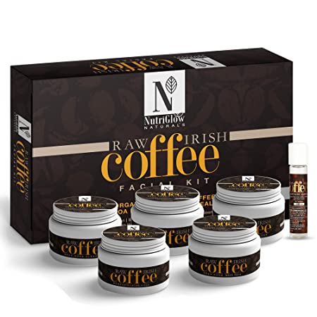 NutriGlow Naturals Raw Irish Coffee Facial Kit - 250 gm