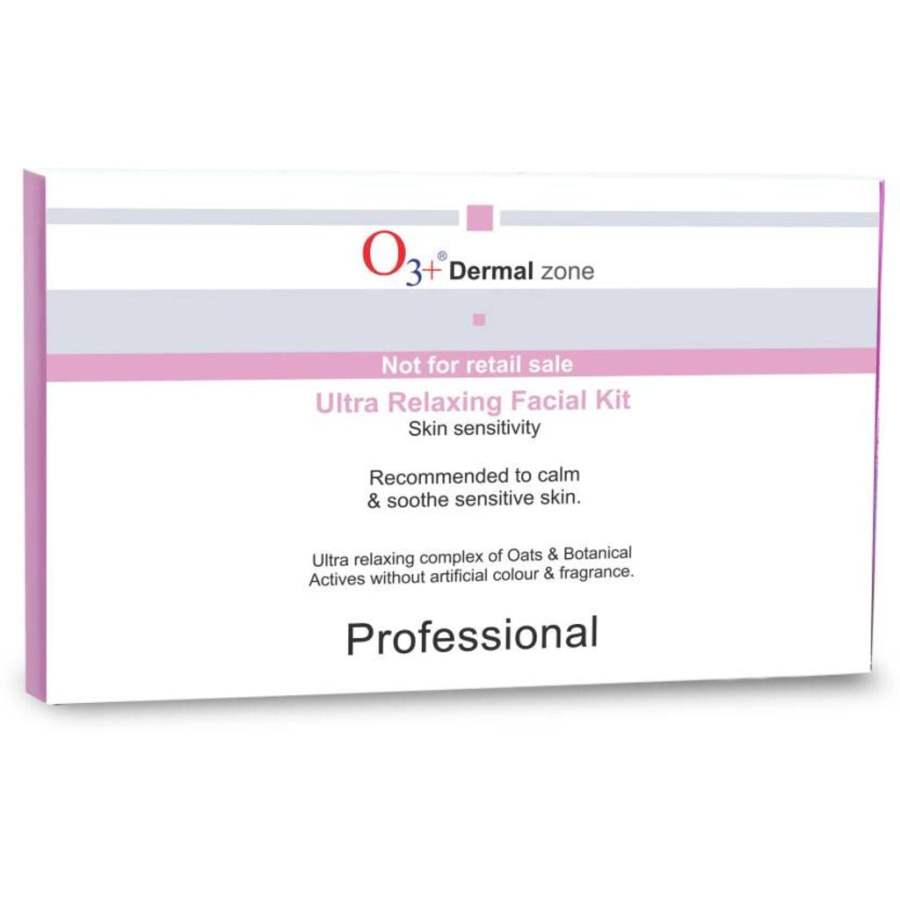 O3+ Dermal Zone Ultra Relaxing Facial Kit - 75 ML + 25 GM + 5 Caps