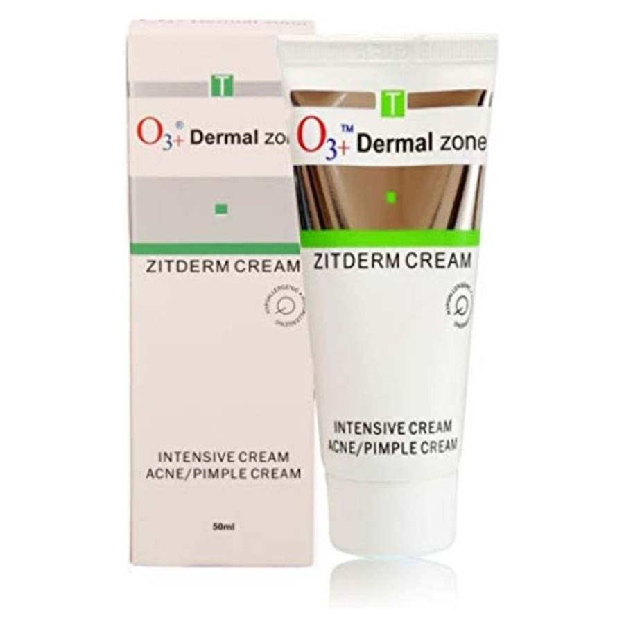 O3+ Dermal Zone Zitderm Acne and Pimple Cream - 50 ML