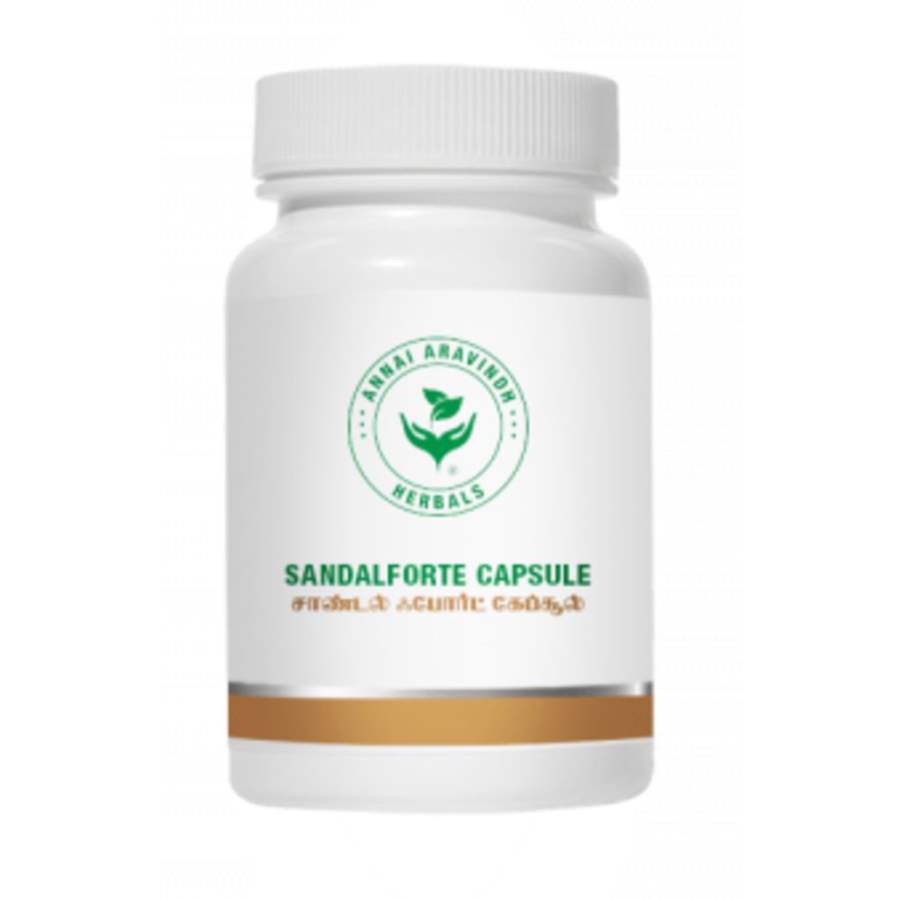 Annai Aravindh Herbals Sandal Forte Capsules - 30 Caps