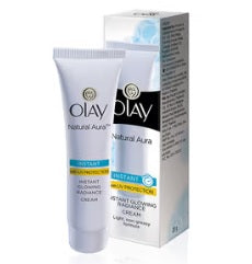 Olay Natural Aura Instant Glowing Radiance Cream - 40 GM