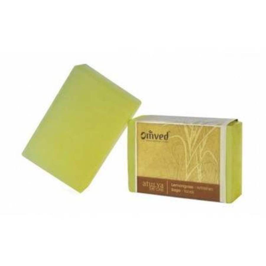 Omved Atulya Lemongrass Sage Bath Bar - 125 GM