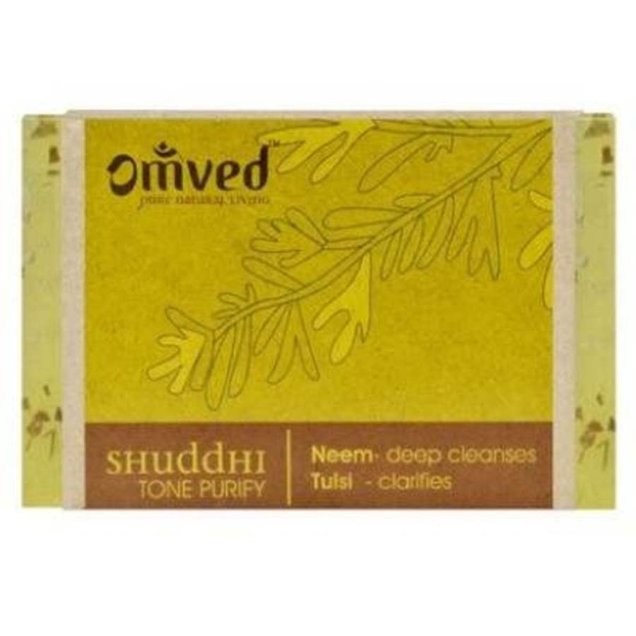 Omved Shuddhi Neem Tulsi Bathbar - 125 GM