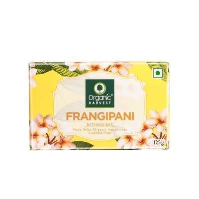 Organic Harvest Frangipani Bathing Bar - 125 GM