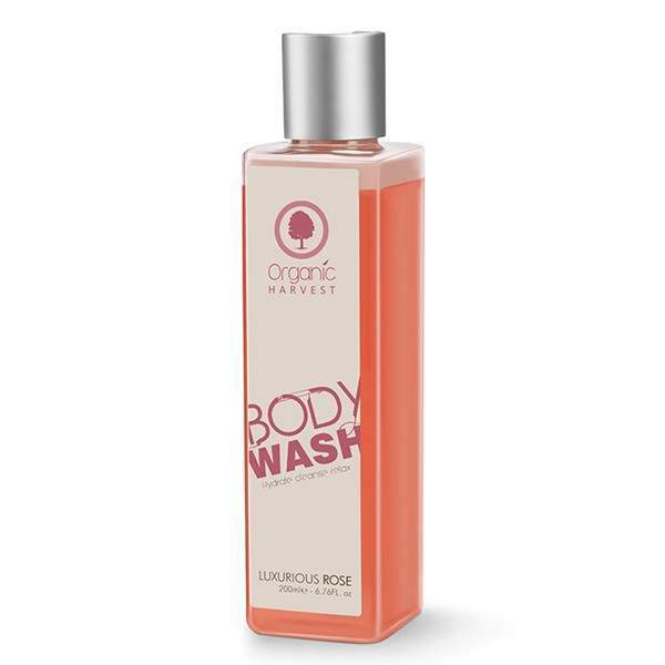 Organic Harvest Luxurious Rose Body Wash - 200 GM