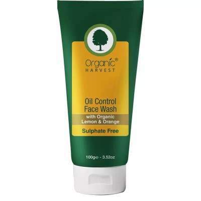 Organic Harvest Oil Control Face Wash With Lemon & Orange - 100 GM