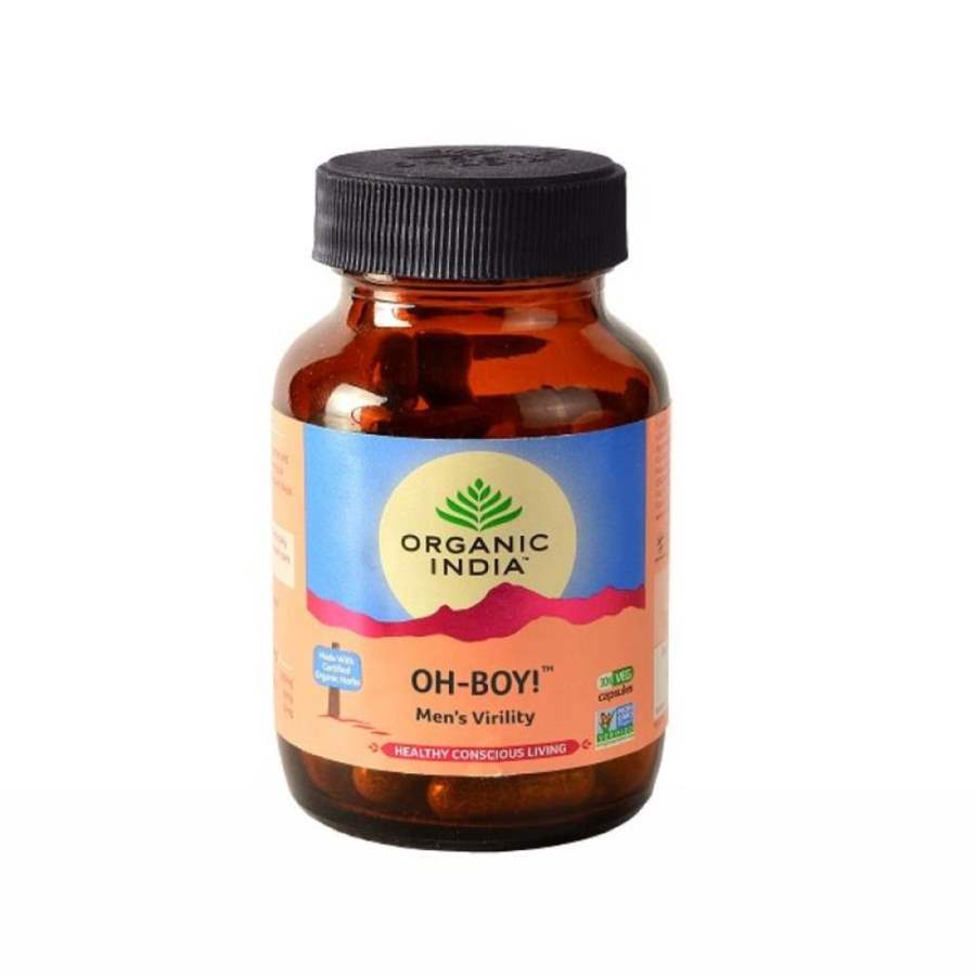 Organic India Oh Boy Capsules - 30 Capsules