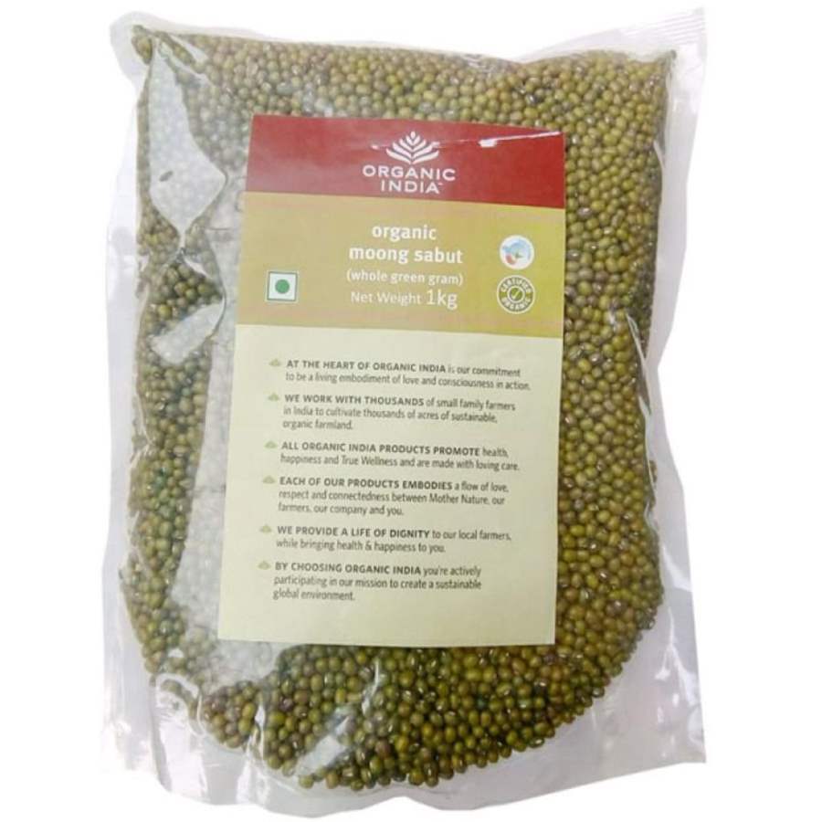 Organic India Moong Sabut - 1 Kg