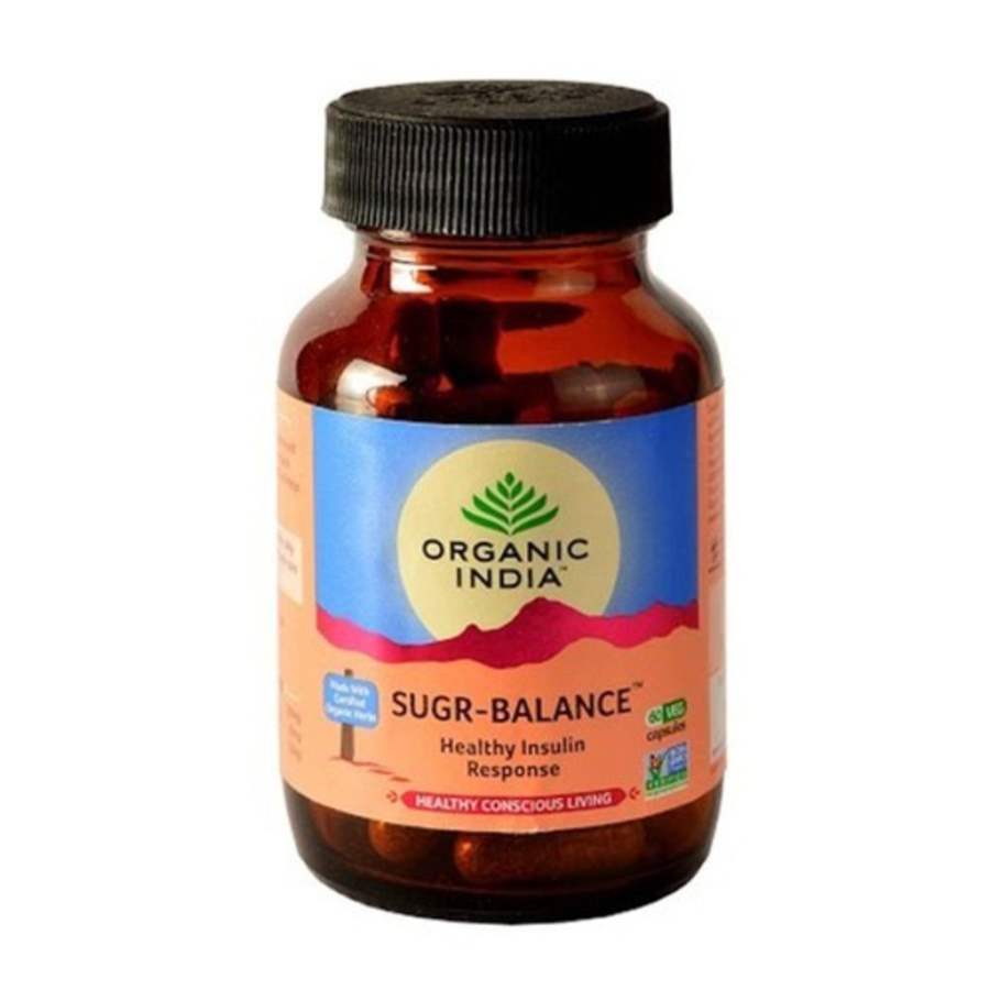 Organic India Sugar Balance Capsules - 60 Caps