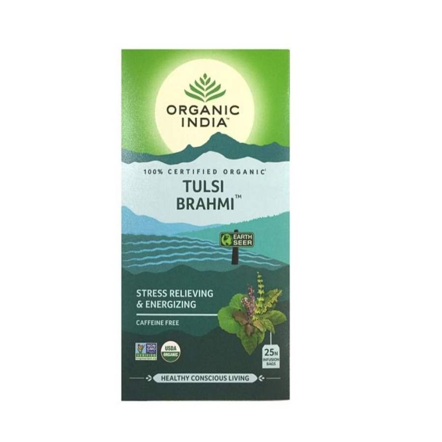 Organic India Tulsi Brahmi Tea - 25 Tea Bags