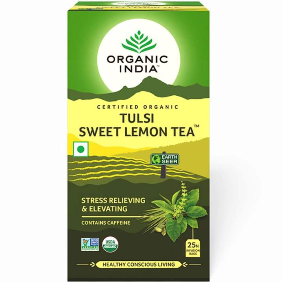 Organic India Tulsi Sweet Lemon Tea - 25 Tea Bags