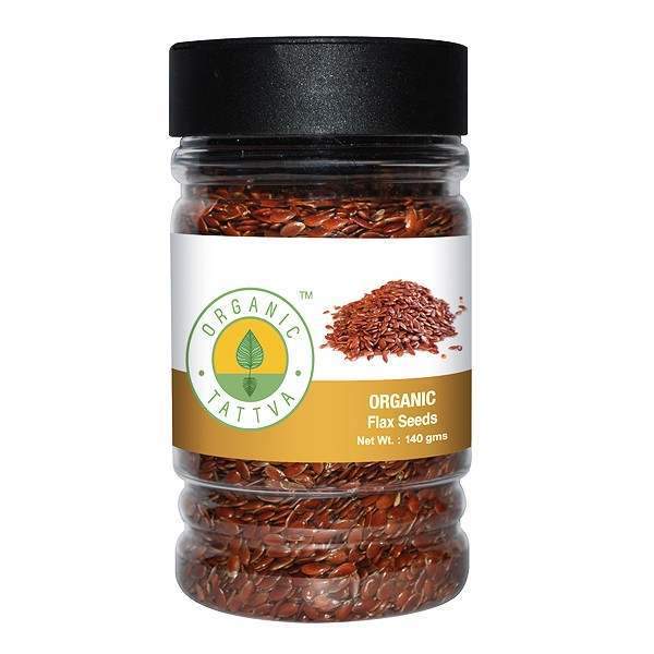 Organic Tattva Flax Seeds - 140 GM