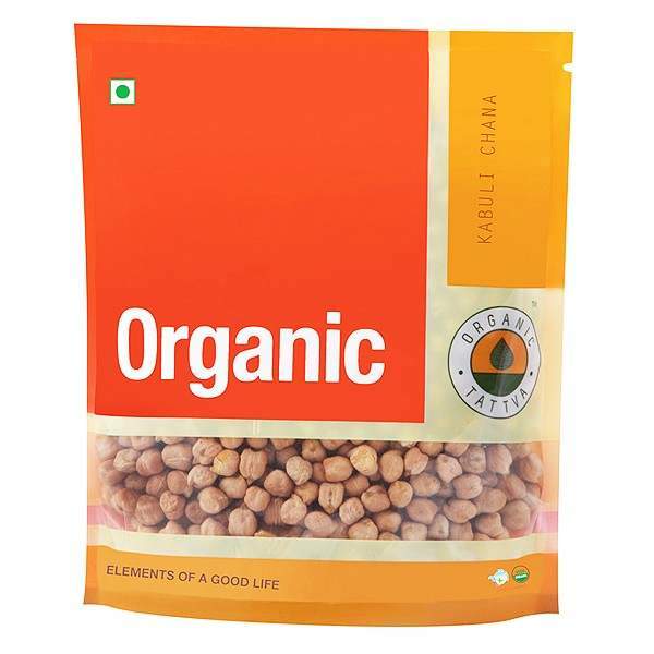 Organic Tattva Kabuli Chana - 500 GM