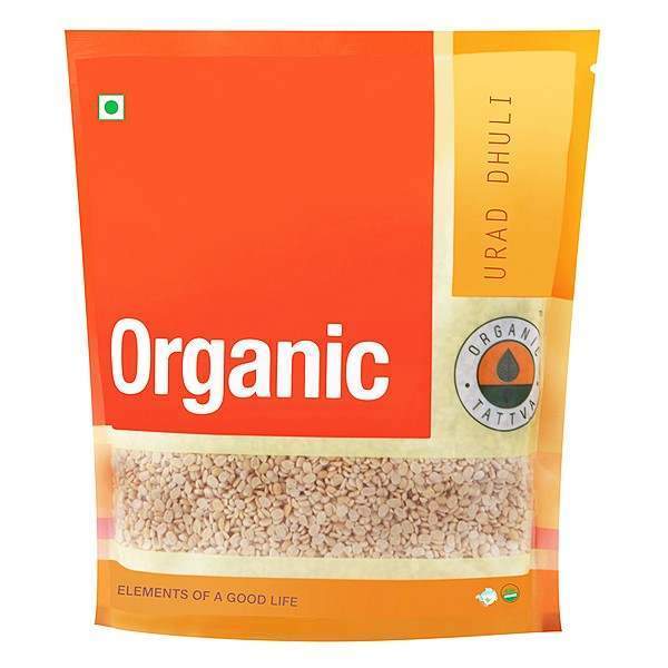 Organic Tattva Urad Dal White Split - 500 GM