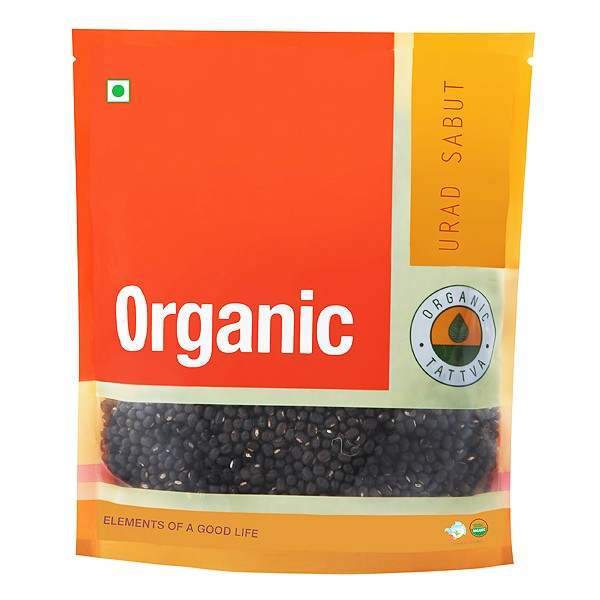 Organic Tattva Urad Dal Whole - 500 GM