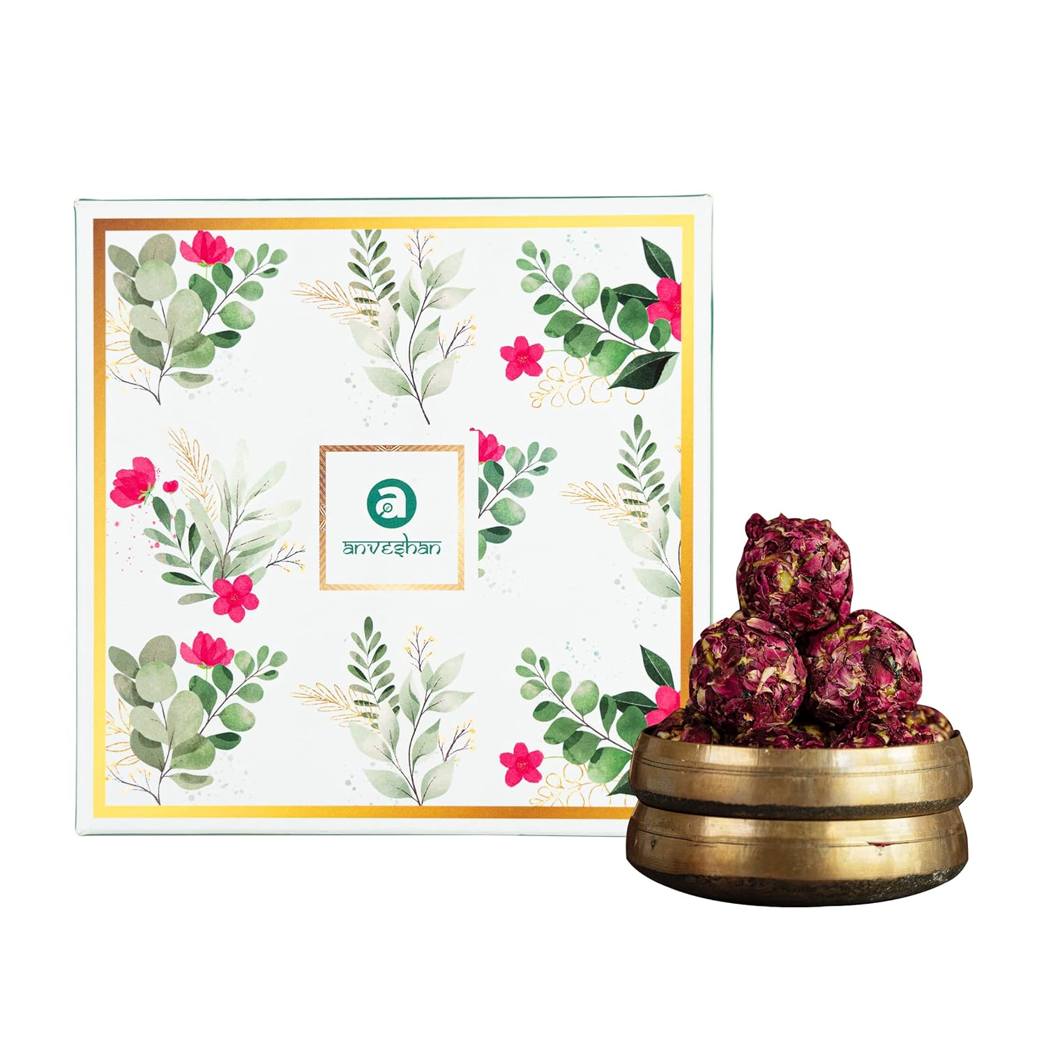 Anveshan Rose Gulkand Laddoo - 320 g